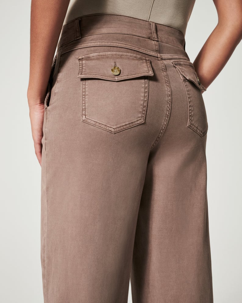 đ„2025 HOT SALEđ„Stretch Twill Cropped Wide Leg Pants