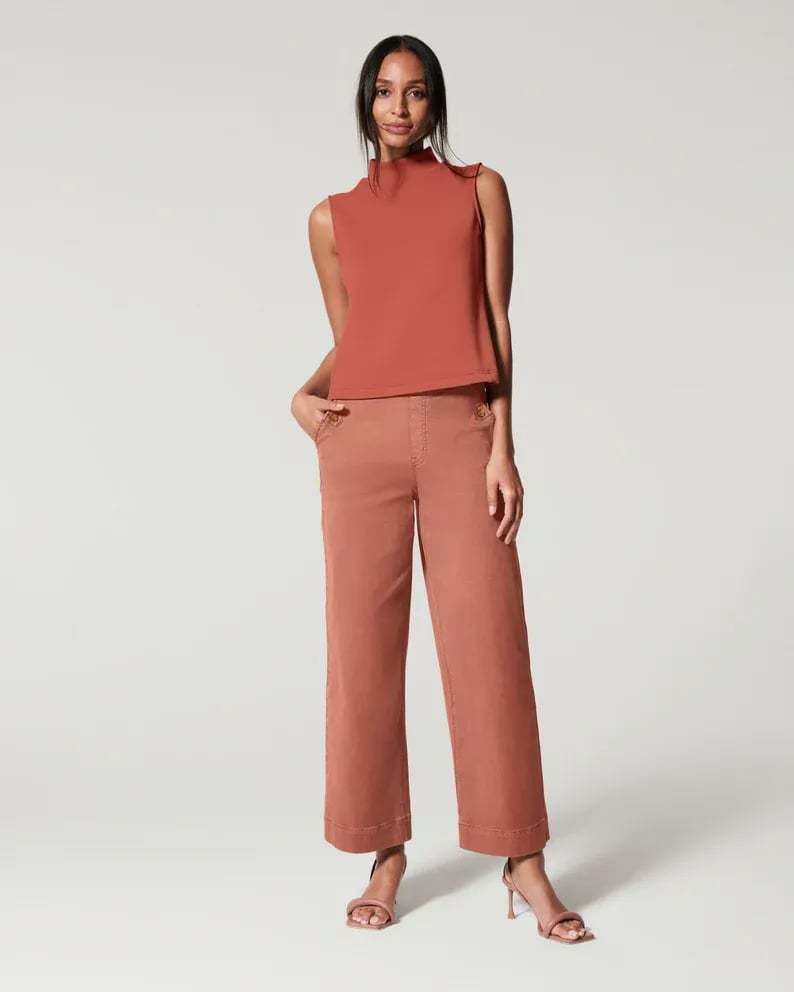 đ„2025 HOT SALEđ„Stretch Twill Cropped Wide Leg Pants