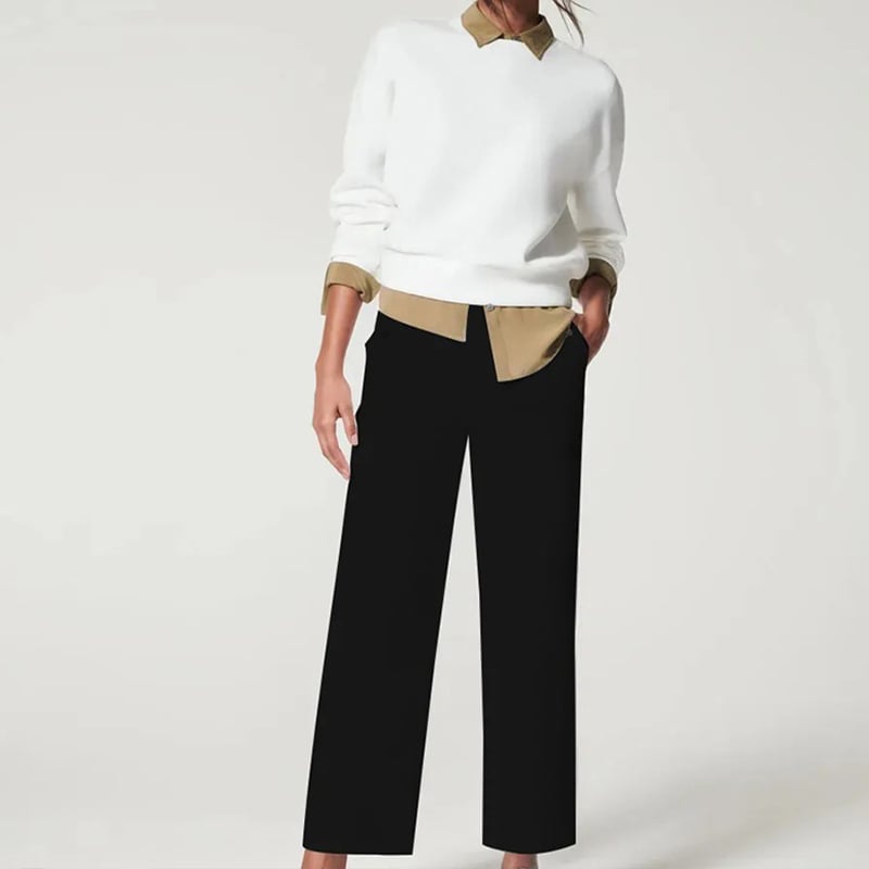 đ„2025 HOT SALEđ„Stretch Twill Cropped Wide Leg Pants