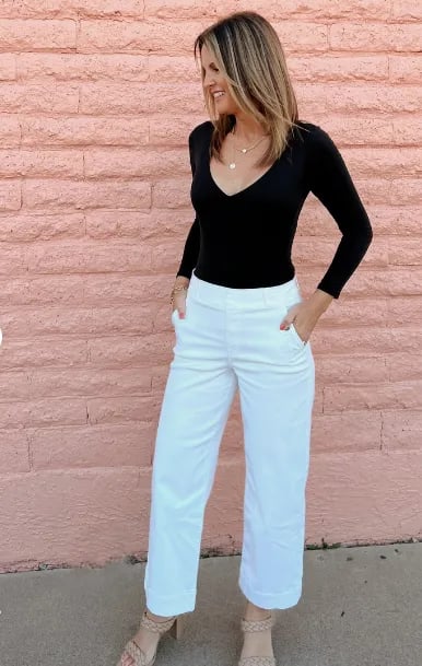 đ„2025 HOT SALEđ„Stretch Twill Cropped Wide Leg Pants