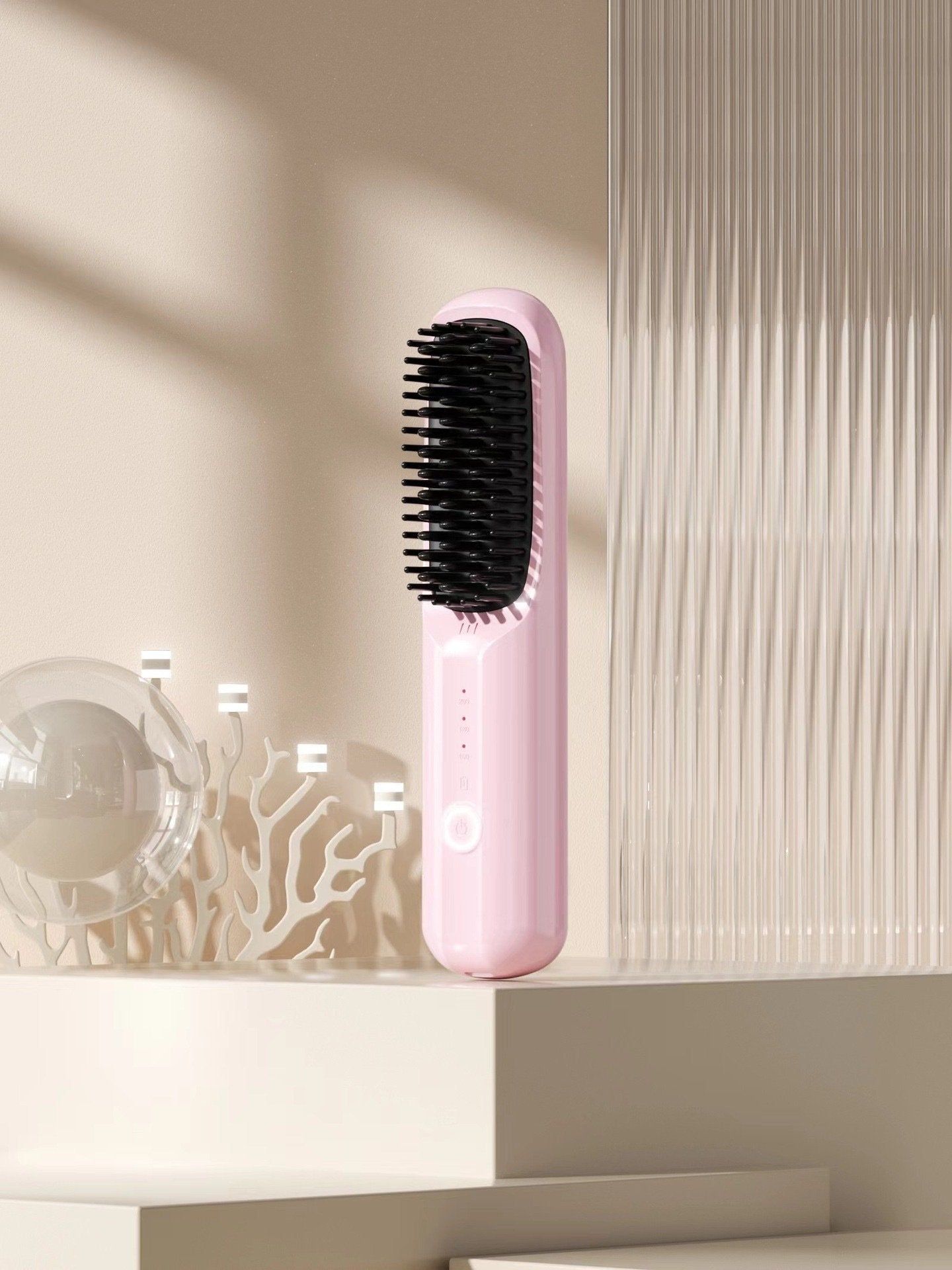 USB Cordless Negative Ion Hair Straightening Comb(50% OFF)