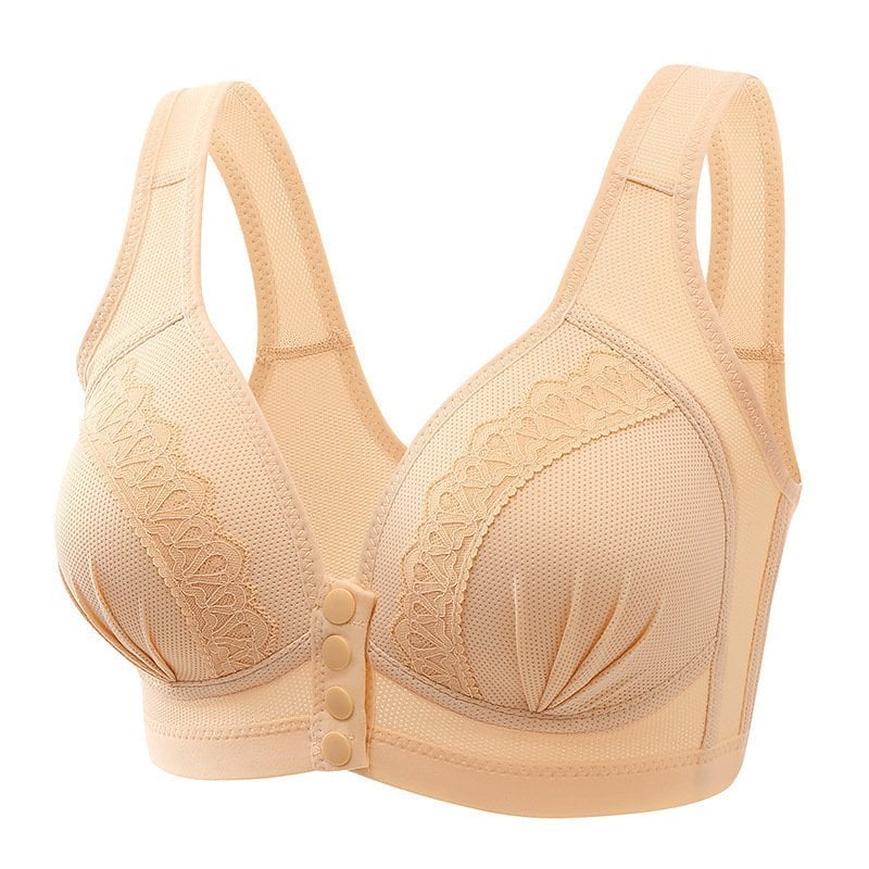 š„Big Sale 50% OFFš„Front Button Breathable Skin-Friendly Cotton Braš