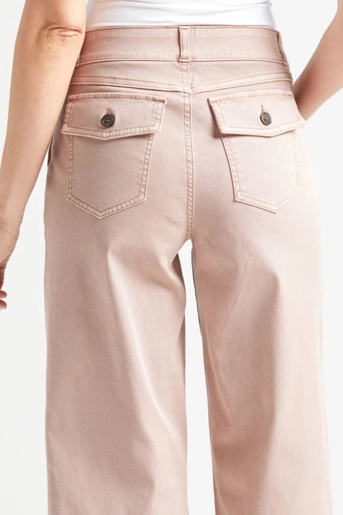 đ„2025 HOT SALEđ„Stretch Twill Cropped Wide Leg Pants