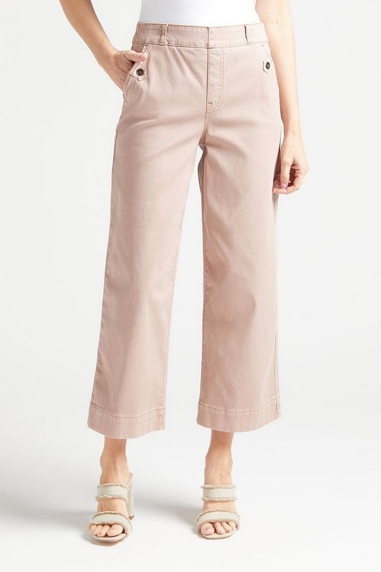 đ„2025 HOT SALEđ„Stretch Twill Cropped Wide Leg Pants