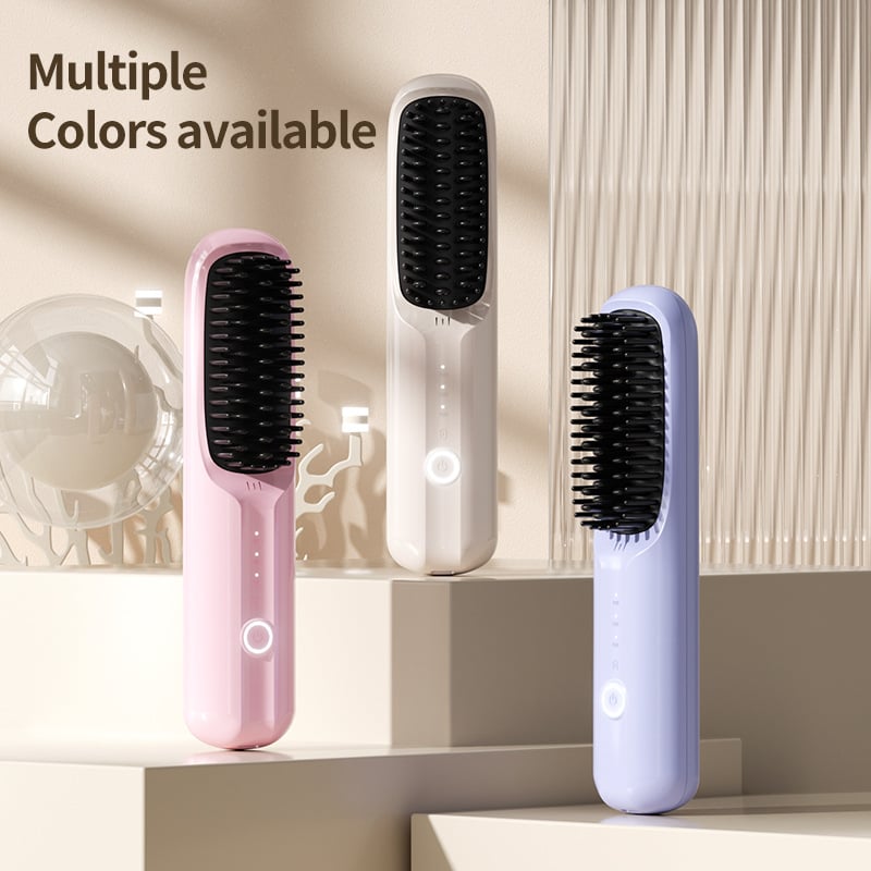 USB Cordless Negative Ion Hair Straightening Comb(50% OFF)