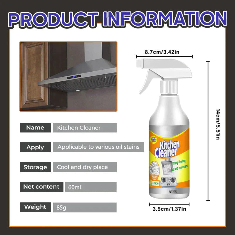 BUY 2 GET 1 FREE🔥2025 Kitchen Hot Sale 🔥Kitchen Foam Cleaner