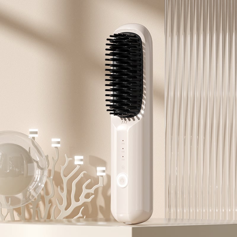 USB Cordless Negative Ion Hair Straightening Comb(50% OFF)