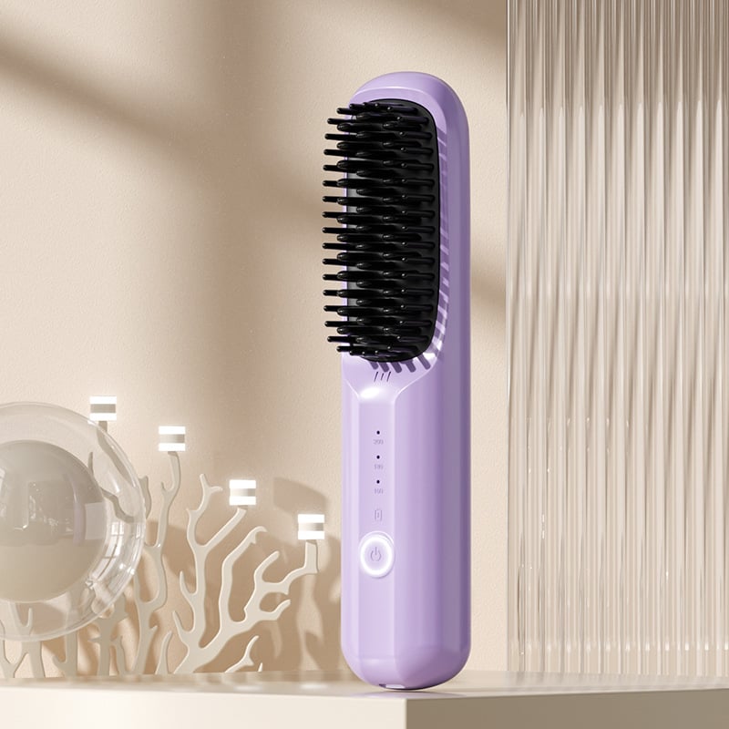 USB Cordless Negative Ion Hair Straightening Comb(50% OFF)