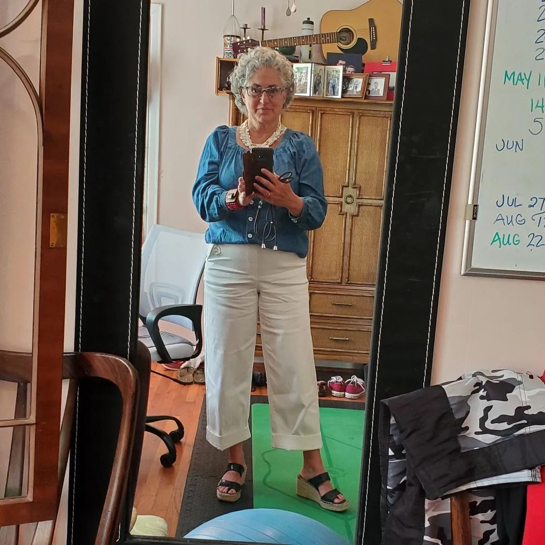 đ„2025 HOT SALEđ„Stretch Twill Cropped Wide Leg Pants