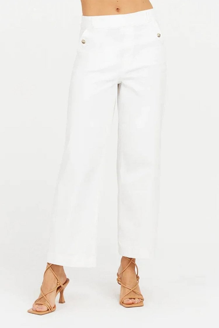 đ„2025 HOT SALEđ„Stretch Twill Cropped Wide Leg Pants