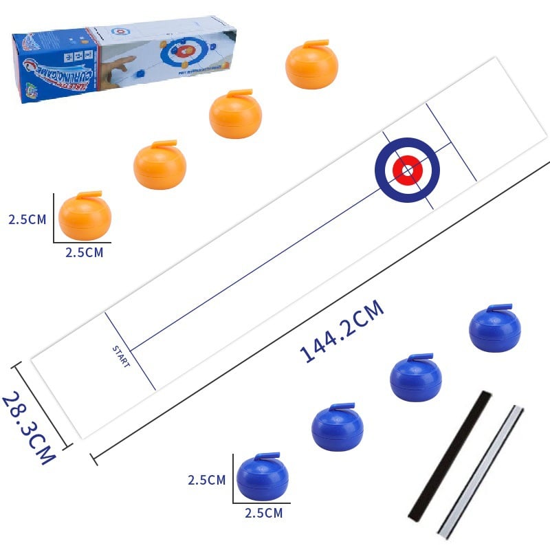 ๐
Xmas Hot Sales ๐ฅ New Tabletop Family Curling Game