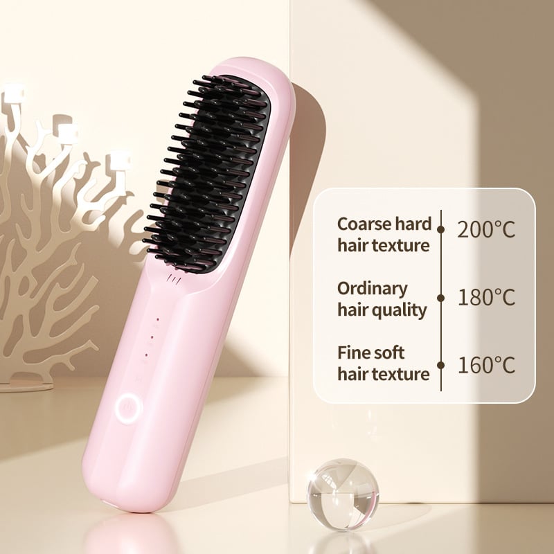 USB Cordless Negative Ion Hair Straightening Comb(50% OFF)