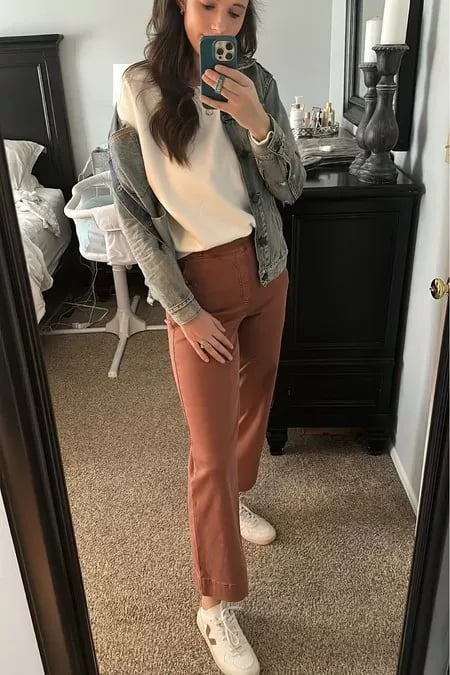 đ„2025 HOT SALEđ„Stretch Twill Cropped Wide Leg Pants