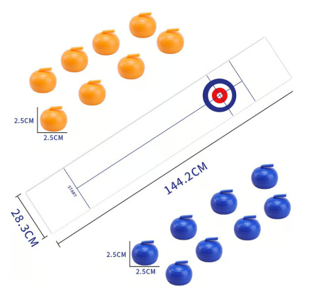๐
Xmas Hot Sales ๐ฅ New Tabletop Family Curling Game