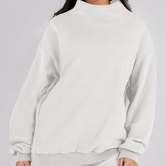 Women's Mock Neck Long Sleeve Pullover SweatshirtššNew arrival-49% OFF