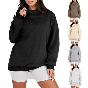 Women's Mock Neck Long Sleeve Pullover SweatshirtššNew arrival-49% OFF