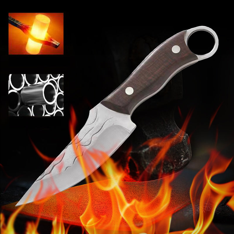 Portable Sharp Curved Boning Knife with Sheath