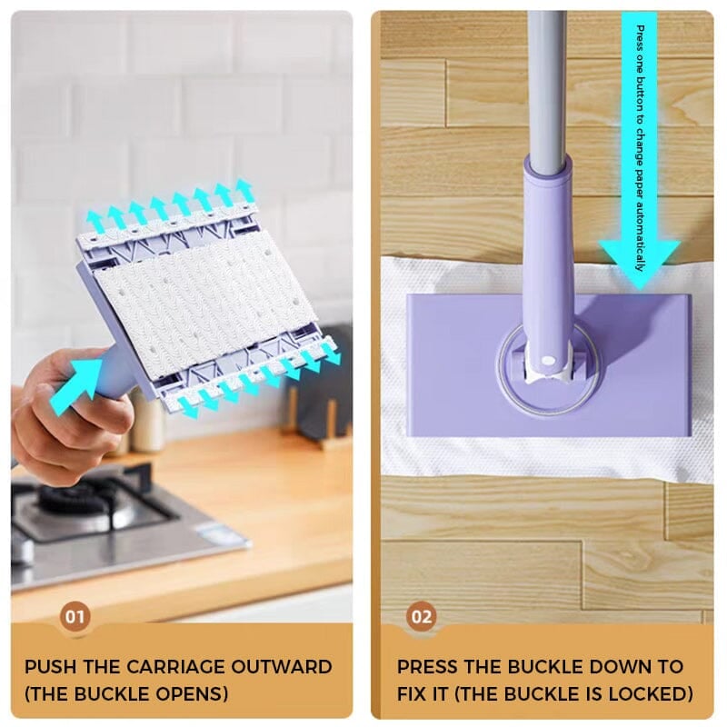 š„Hot Sale 51% OFF -šAutomatic Cloth Changing Mini Mop