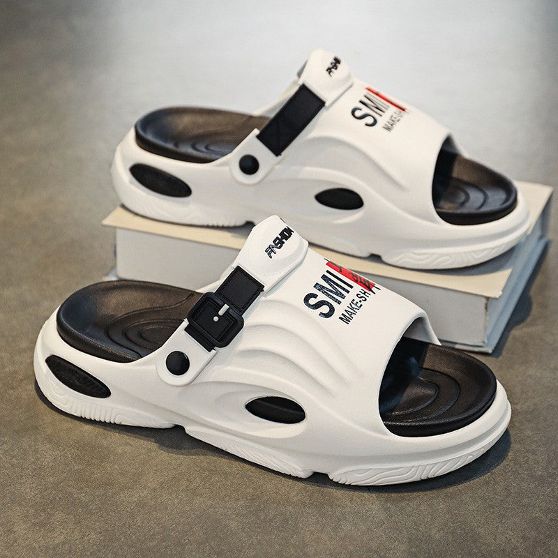 Rutschfeste Slip-On-EVA-Hausschuhe mit dicker Sohle