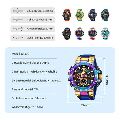 Multifunktionale wasserdichte LED-Digitaluhr