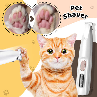 🎉⏰ Limited-time offer today only! 💥⏳Waterproof Rechargeable Pet Shaver with LED Light