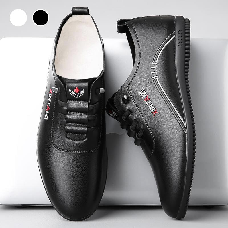 Leichte und atmungsaktive Herrenschuhe ohne Schnürsenkel