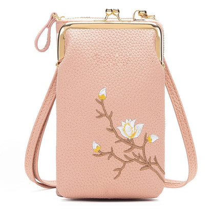 🔥2025 Heißer Verkauf🔥Damen-Sling-Cross-Body-Geldbörse mit Handyhalterung