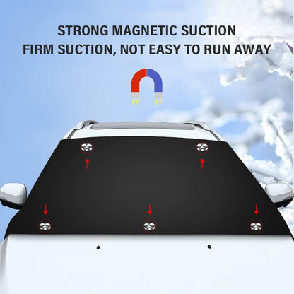 🚗 50% RABATT! ❄️ MAGNETISCHE SCHNEESCHUTZABDECKUNG 2025 - Universell für Alle Fahrzeuge, Einfache Montage & Kompakte Aufbewahrung, Robuster Frost- und Schneeschutz 🌨️🔗