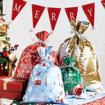 🎅Christmas Sales 50% OFF🎄Drawstring Christmas Gift Bags (Biodegradable)