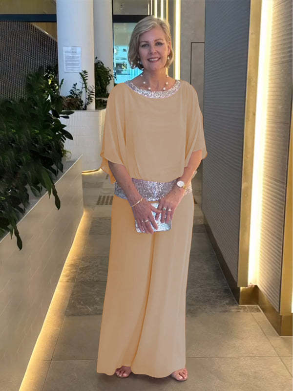 🌸Novo conjunto elegante de duas peças com glitter e cores bloqueadas