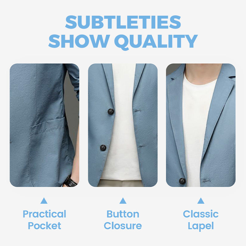 🛍️Die Wahl des eleganten Gentleman👔 Leichter Blazer für Herren für alle Jahreszeiten