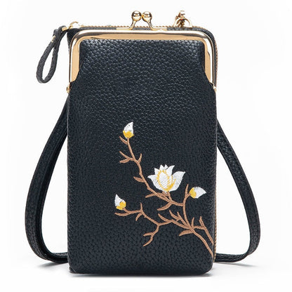 🔥2025 Heißer Verkauf🔥Damen-Sling-Cross-Body-Geldbörse mit Handyhalterung