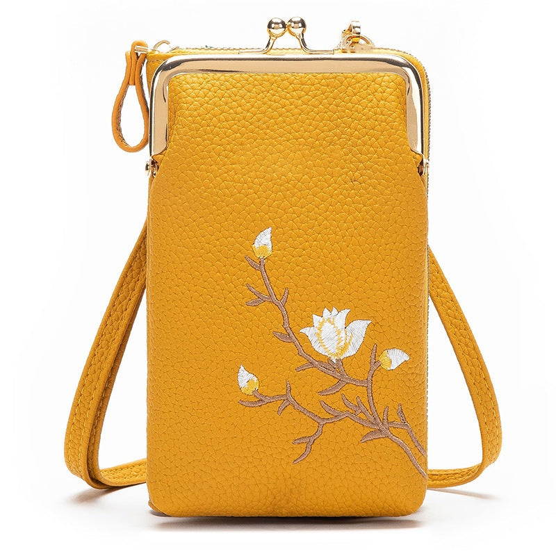 🔥2025 Heißer Verkauf🔥Damen-Sling-Cross-Body-Geldbörse mit Handyhalterung