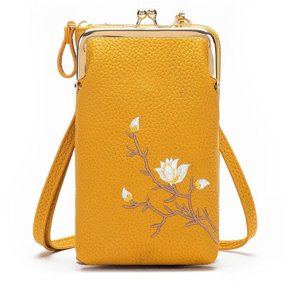 🔥2025 Heißer Verkauf🔥Damen-Sling-Cross-Body-Geldbörse mit Handyhalterung