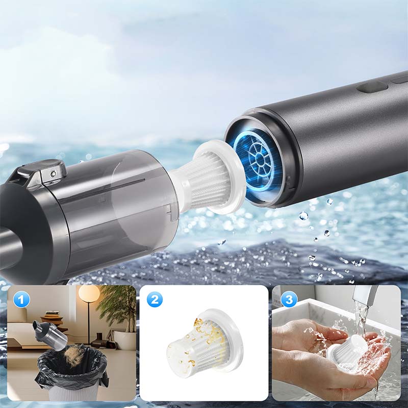 🎁Letzter Tag Verkauf 50% Rabatt🔥Kabelloser Autostaubsauger mit hoher Leistung