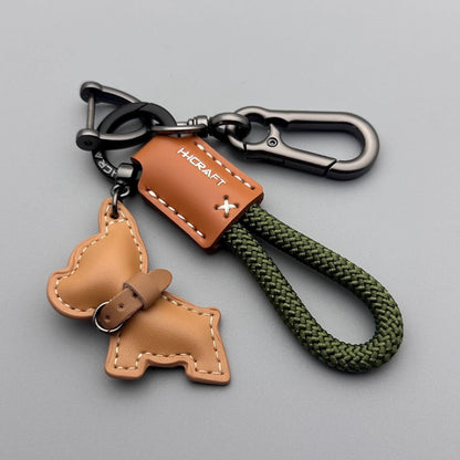 ⏳Begrenzte Zeit 50% Rabatt💥🐕Leder-Welpenanhänger kombiniert mit einem geflochtenen Armband🎁✈️2 oder mehr: kostenloser Versand