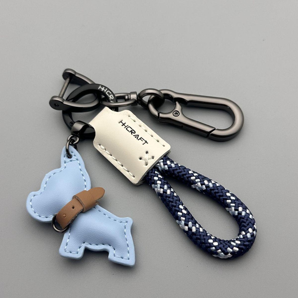 ⏳Begrenzte Zeit 50% Rabatt💥🐕Leder-Welpenanhänger kombiniert mit einem geflochtenen Armband🎁✈️2 oder mehr: kostenloser Versand