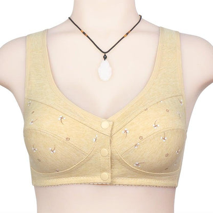 🌹Design für Senior Front Closure Baumwoll-BH🔥Für begrenzte Zeit 40 % Rabatt🔥