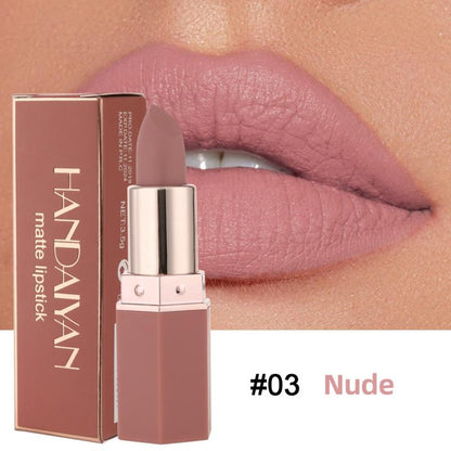 6 Colors Deep Moisturizing Matte Lipstick