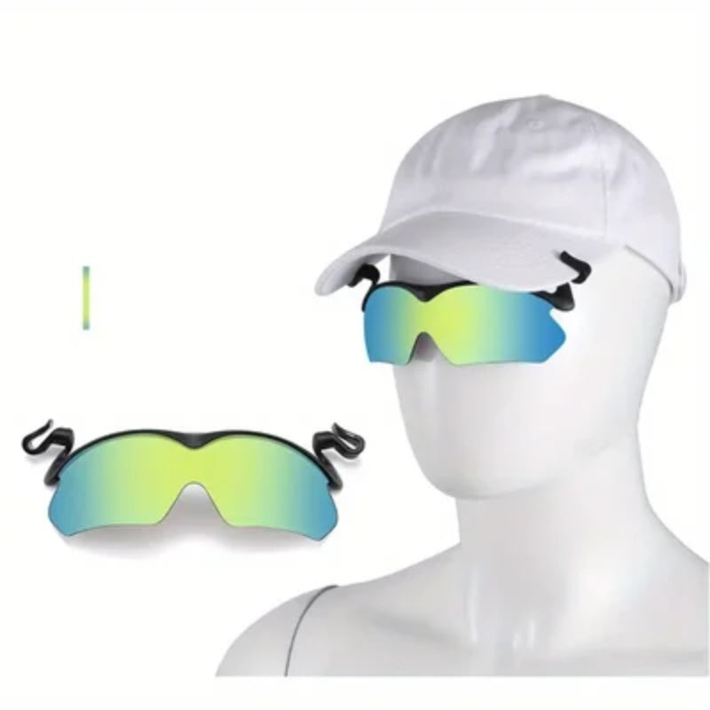 🔥Sommer-Heißverkauf💥Sport-Sonnenbrille mit Clip auf der Kappe