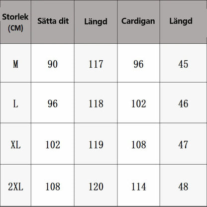 Zweiteiler für Damen: Ärmelloses Kleid mit kurzem Cardigan