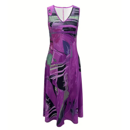 Zweiteiler für Damen: Ärmelloses Kleid mit kurzem Cardigan