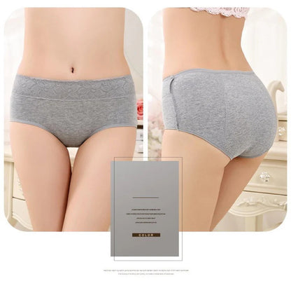 🩲49% Rabatt 💯Superweiches, auslaufsicheres Periodenunterschwäsche mit mittlerer Taille aus Baumwolle für Damen