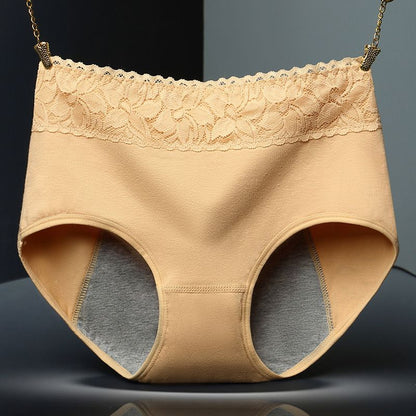 🩲49% Rabatt 💯Superweiches, auslaufsicheres Periodenunterschwäsche mit mittlerer Taille aus Baumwolle für Damen