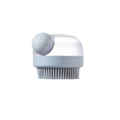 Scalp Massaging Shampoo Brush with Liquid Dispenser