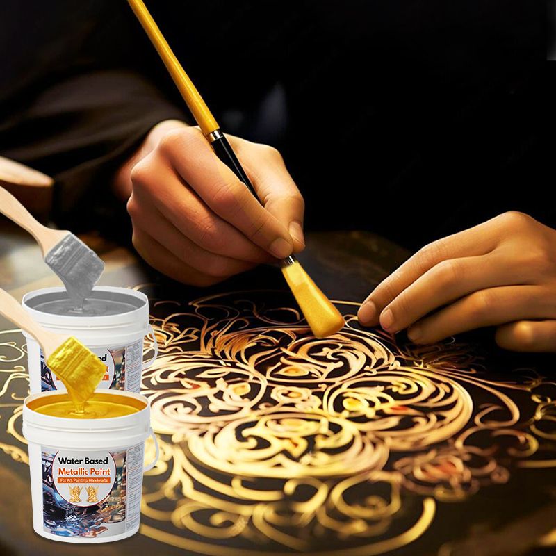 🔥Buy 3 Get 2 Free🪙Water Based Gold Leaf Paint For Art, Painting, Handcrafts