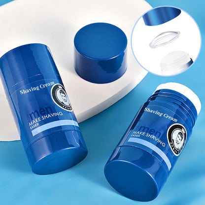 Creme de barbear e limpeza em bastão 2 em 1 para homens
