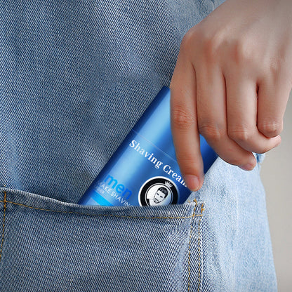 Creme de barbear e limpeza em bastão 2 em 1 para homens