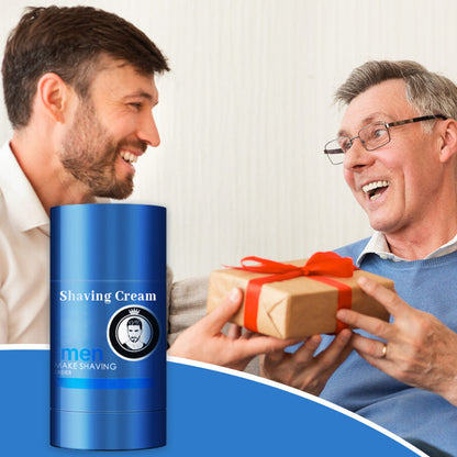 Creme de barbear e limpeza em bastão 2 em 1 para homens