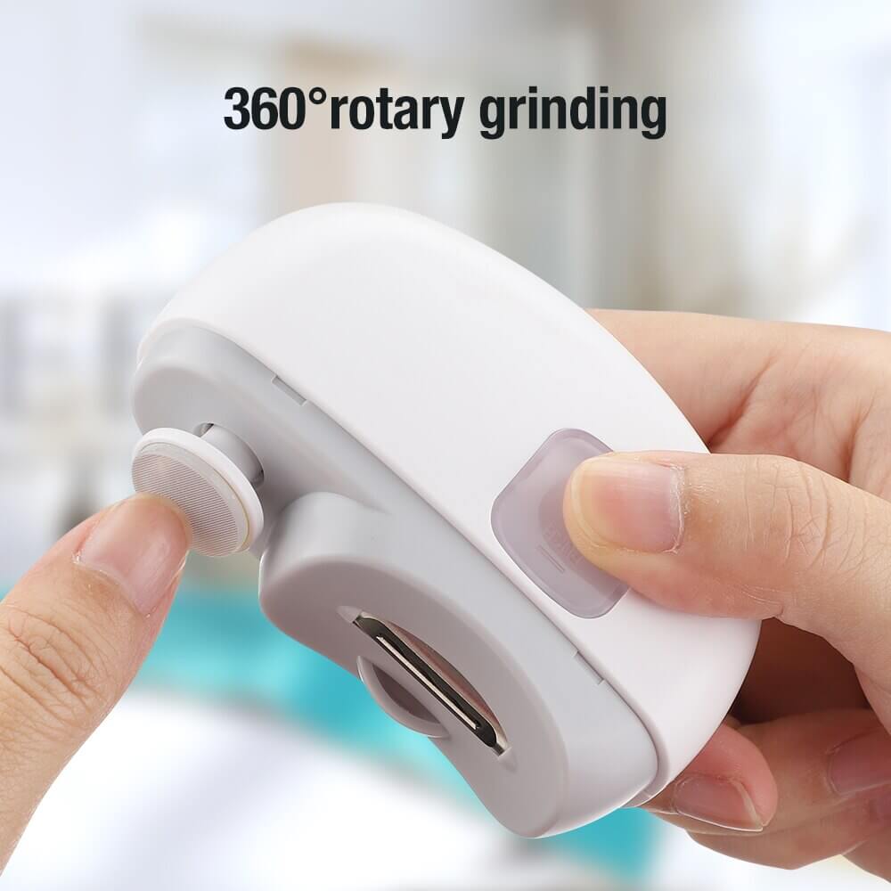 🎁 Hot Sale🔥3 in 1 Automatic Electric Nail Clipper with Polishing【Safe and Convenient】